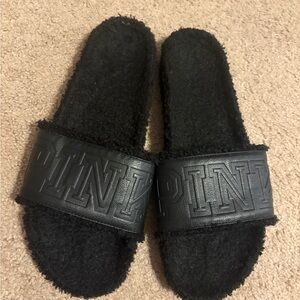 Victoria's Secret Black Slides